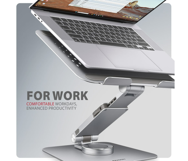Axagon STND-LR, Podstawka obrotowa do i tabletów laptopów - 1353486 - zdjęcie 2